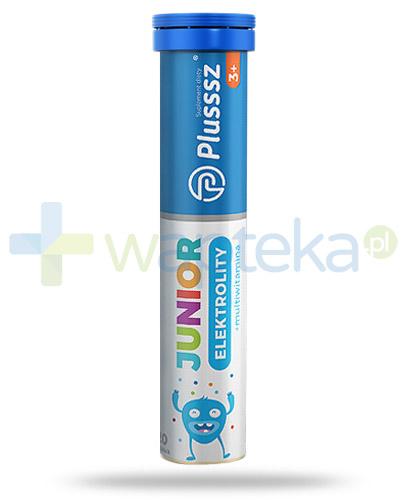 Plusssz Junior 3 Elektrolity multiwitamina smak pomarańczowy 20