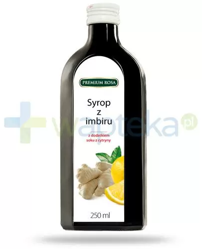 Premium Rosa syrop z imbiru o niskiej zawartości cukru 250 ml ᐈ Cena