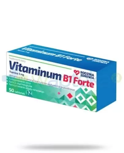 Rodzina Zdrowia Vitaminum B1 Forte 50 tabletek ᐈ Cena Opinie