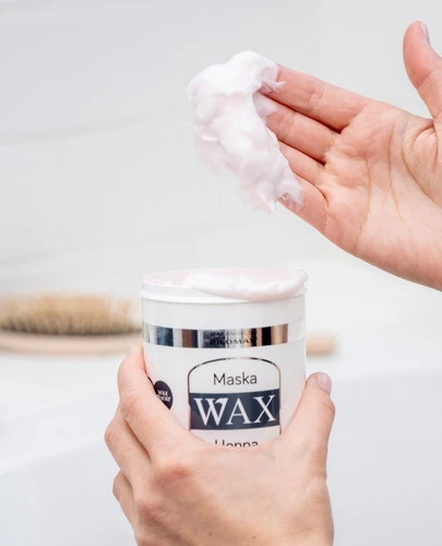 Pilomax WAX Henna maska do włosów zniszczonych ciemnych 240 ml