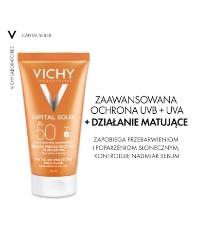 Vichy Capital Soleil krem matujący do twarzy SPF50+ 50 ml