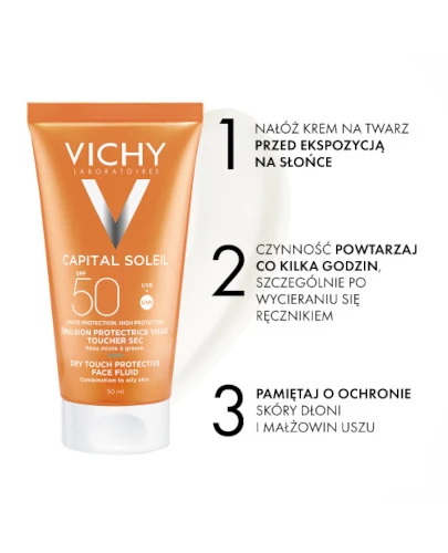 Vichy Capital Soleil krem matujący do twarzy SPF50+ 50 ml