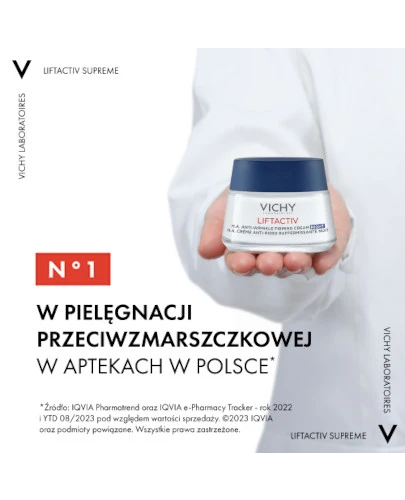 Vichy Liftactiv przeciwzmarszczkowy krem ujędrniający z kwasem hialuronowym na noc 50 ml