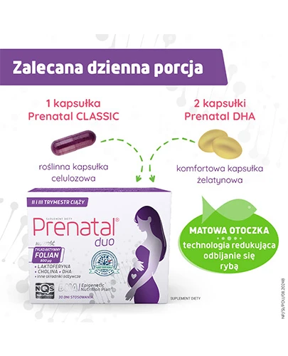 Prenatal duo, 30 kapsułek twardych + 60 kapsułek żelowych      