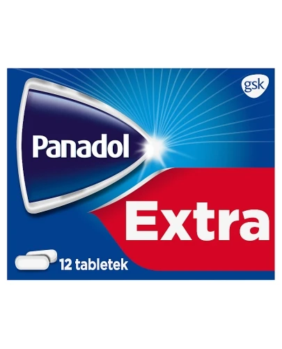 Panadol Extra lek przeciwbólowy 12 tabletek      