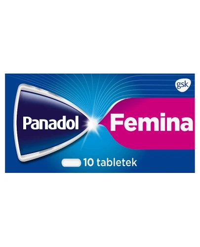 Panadol Femina lek przeciwbólowy 10 tabletek      