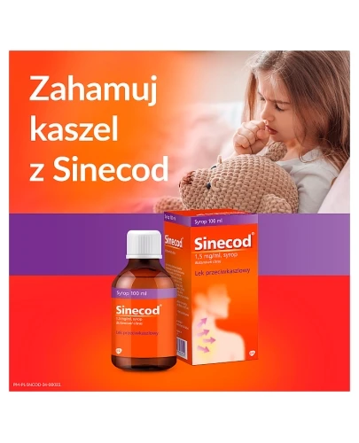 Sinecod 1,5 mg/ml syrop 100 ml