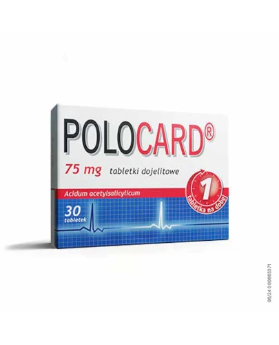 Polocard 75 mg 30 tabletek