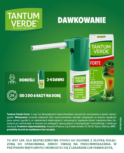 Tantum Verde Forte 3 mg/ml aerozol 15 ml       