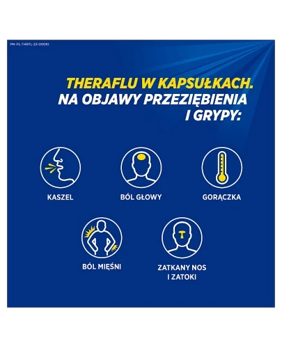 Theraflu Total Grip (500 mg + 6,1 mg + 100 mg) 16 kapsułek