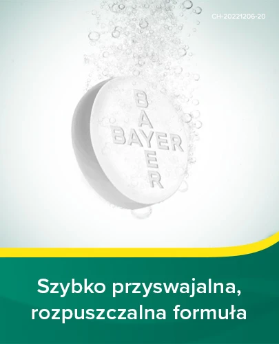 Aspirin C Forte 800mg + 480mg 10 tabletek musujących z witaminą C