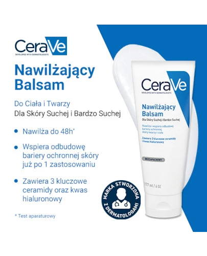 CeraVe nawilżający balsam dla skóry suchej i bardzo suchej 177 ml