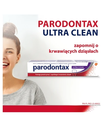 Parodontax Ultra Clean pasta do zębów przeciw krwawieniu dziąseł 75 ml