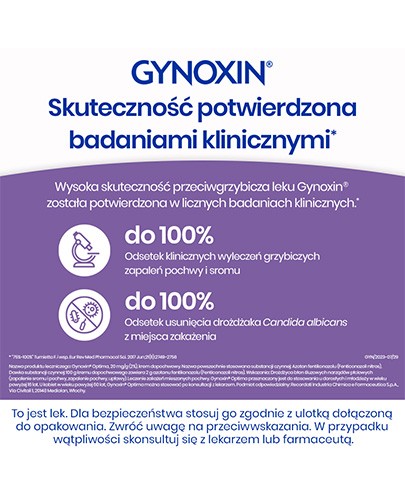 Gynoxin Optima 2% krem dopochwowy 30 g