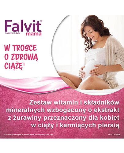 Falvit Mama witaminy dla kobiet w ciąży 30 tabletek