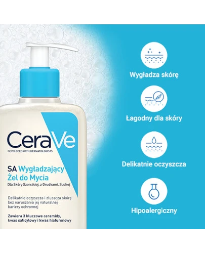 CeraVe SA wygładzający żel do mycia 236 ml