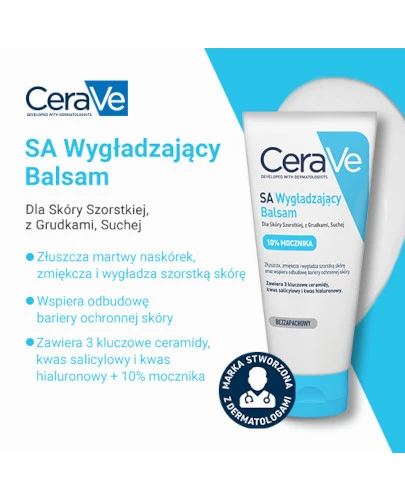 CeraVe SA wygładzający balsam dla skóry szorstkiej z grudkami suchej 177 ml