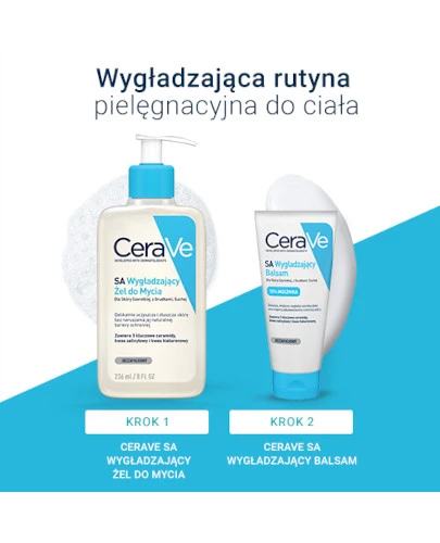 CeraVe SA wygładzający balsam dla skóry szorstkiej z grudkami suchej 177 ml