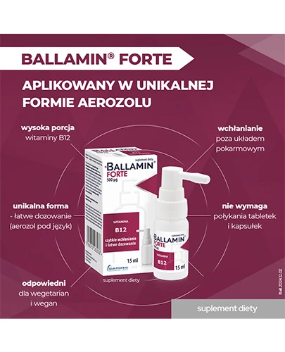 Ballamin Forte aerozol doustny 15 ml