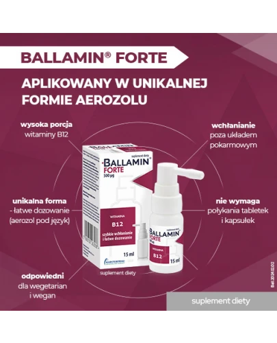 Ballamin Forte aerozol doustny 15 ml