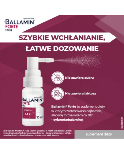 Ballamin Forte aerozol doustny 15 ml