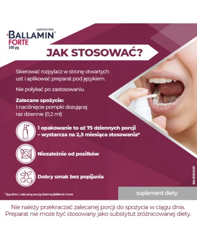 Ballamin Forte aerozol doustny 15 ml