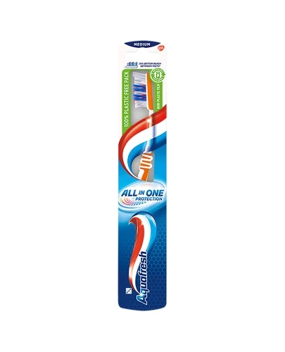 Aquafresh All In One Protection szczoteczka do zębów medium 1 sztuka