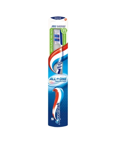 Aquafresh All In One Protection szczoteczka do zębów medium 1 sztuka