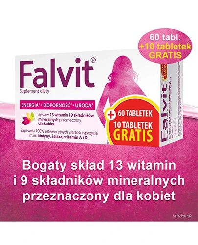 Falvit zestaw witamin dla kobiet 70 tabletek