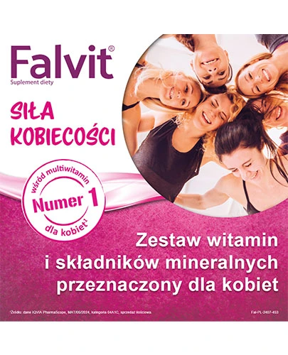 Falvit zestaw witamin dla kobiet 70 tabletek