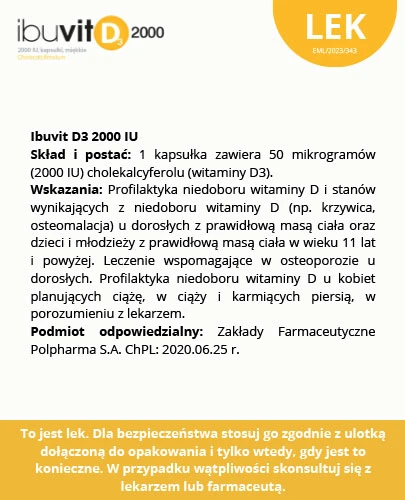 IbuVit D3 2000 30 kapsułek miękkich