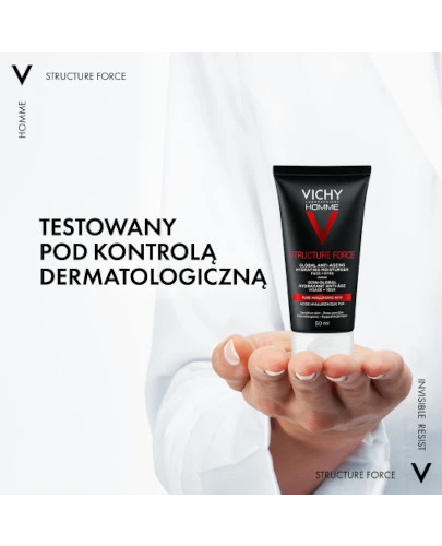 Vichy Homme Structure Force przeciwzmarszczkowy krem wzmacniający 50 ml