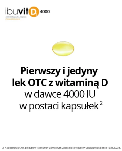 Ibuvit D3 4000 IU 30 kapsułek