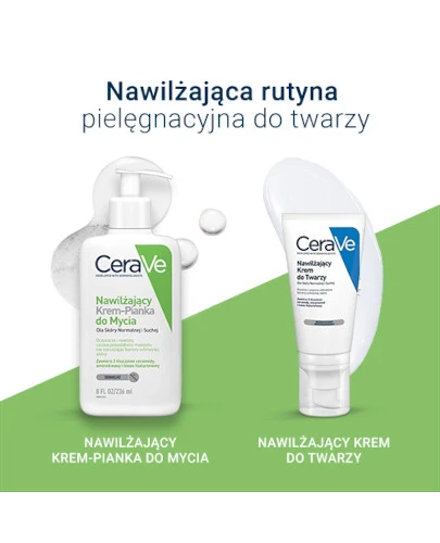 CeraVe nawilżający krem-pianka do mycia 236 ml