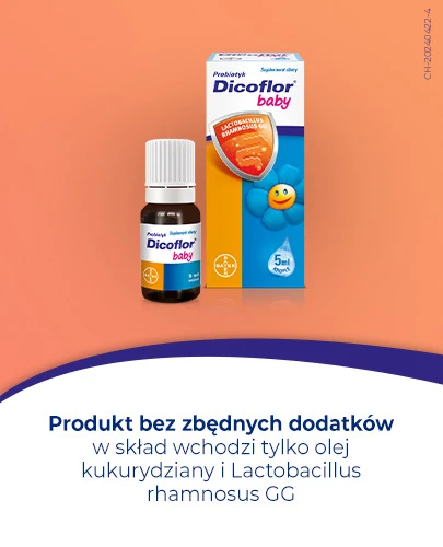 Dicoflor Baby krople dla dzieci i niemowląt 5 ml