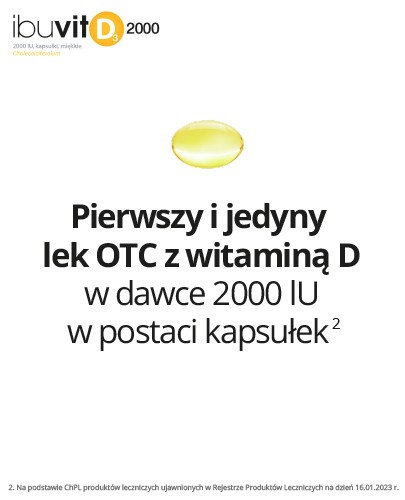 Ibuvit D3 2000 IU 90 kapsułek miękkich