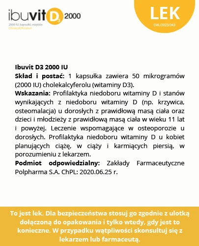 Ibuvit D3 2000 IU 90 kapsułek miękkich