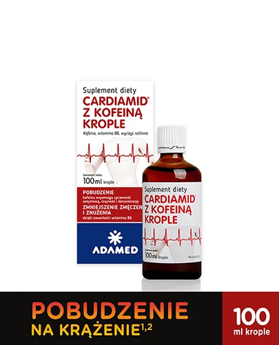 Cardiamid z kofeiną krople 100 ml