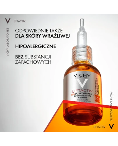 Vichy Liftactiv Supreme Vitamin C serum kuracja rozświetlająca skórę 20 ml