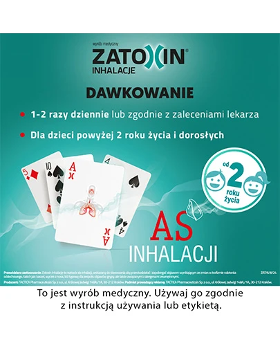 Zatoxin Inhalacje 10 jednodawkowych fiolek po 3 ml