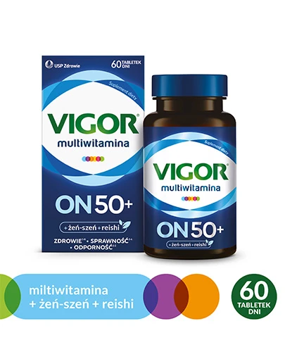 Vigor Multiwitamina On 50+ 60 tabletek