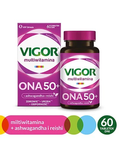 Vigor Multiwitamina Ona 50+ 60 tabletek