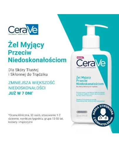 CeraVe żel myjący przeciw niedoskonałościom 236 ml