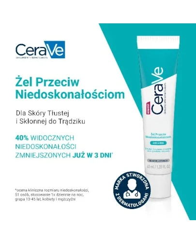 CeraVe żel przeciw niedoskonałościom 40 ml