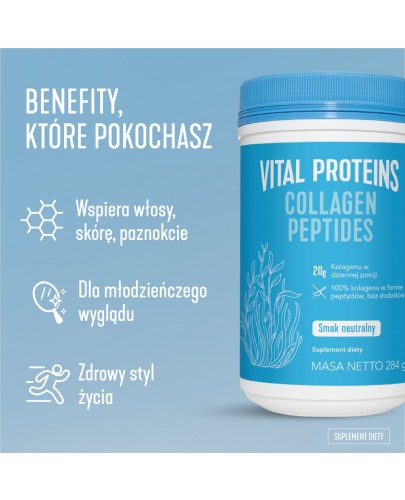 Vital Proteins Collagen Peptides kolagen, smak neutralny proszek 567 g