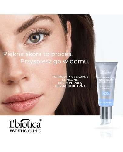 Lbiotica Estetic Clinic Oxy Treatment rozświetlająco-dotleniający dermo-zabieg krem pod oczy i na powieki 15 ml   