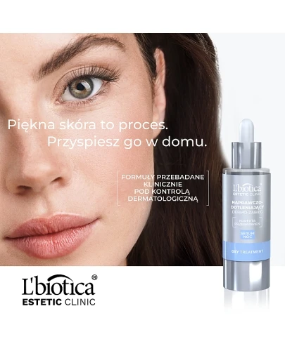 Lbiotica Estetic Clinic Oxy Treatment naprawczo-dotleniający dermo-zabieg serum na noc 30 ml   