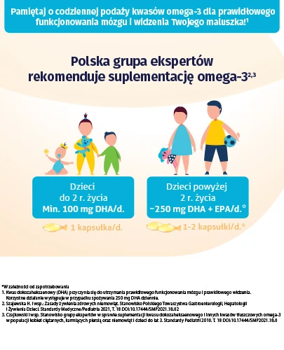 Naturell Omega-3 baby 40 kapsułek twist-off