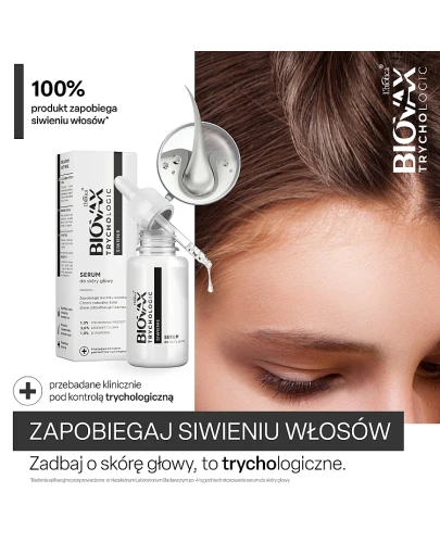 Biovax Trychologic Siwienie Serum do skóry głowy 50 ml