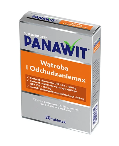 Panawit Wątroba i Odchudzaniemax 30 tabletek